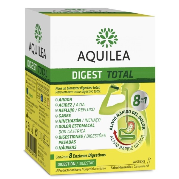 Aquilea Digest Total  24 Sticks 2,5 G Sabor Manzanilla