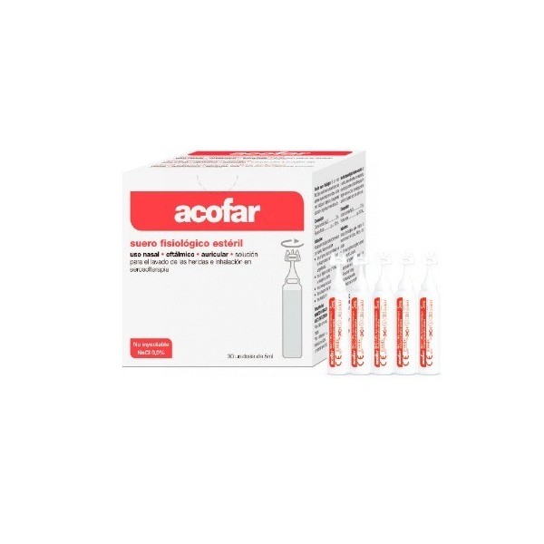 Acofar Suero Fisiológico Monodosis 30uds
